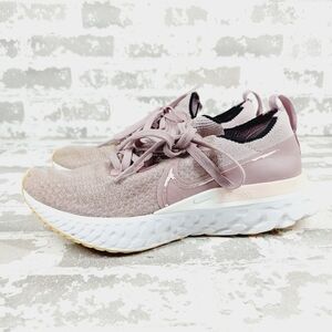 Nike React Infinity Run Flyknit Womens Pink Running Athleisure Sneakers O216